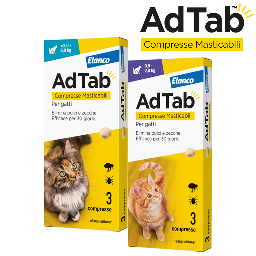 AdTab Compresse Masticabili Per Gatti