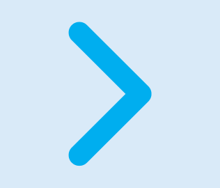 Blue arrow on light blue background