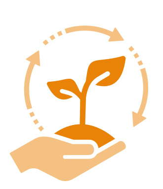 Carbon footprint icon