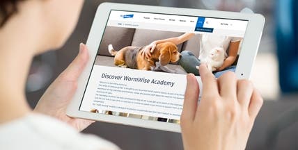 Customer accessing MyElanco by ipad