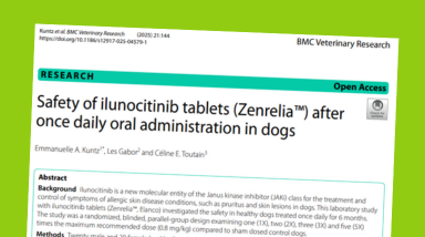 Peer Reviewed publication of the Target Animal Safety study