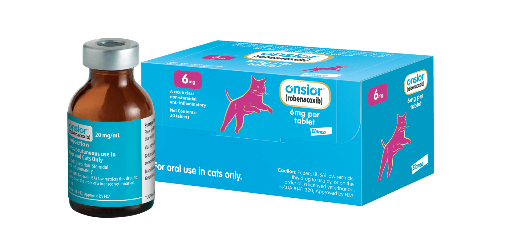 Onsior tablets and inject