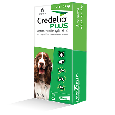 Credelio Plus 450 mg 16.88 mg tablets