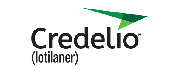 Elanco Credelio (lotilaner) logo featuring the signature green Credelio triangle.
