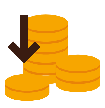 Reduces productivity icon