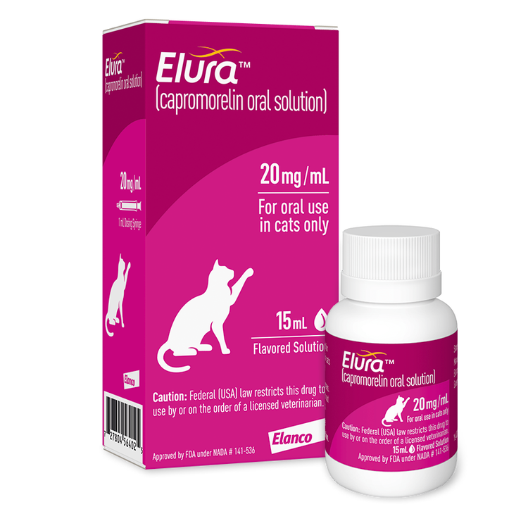 猫用サプリメント エルーラ　15mL Elura® (capromorelin oral solution) for cats with CKD