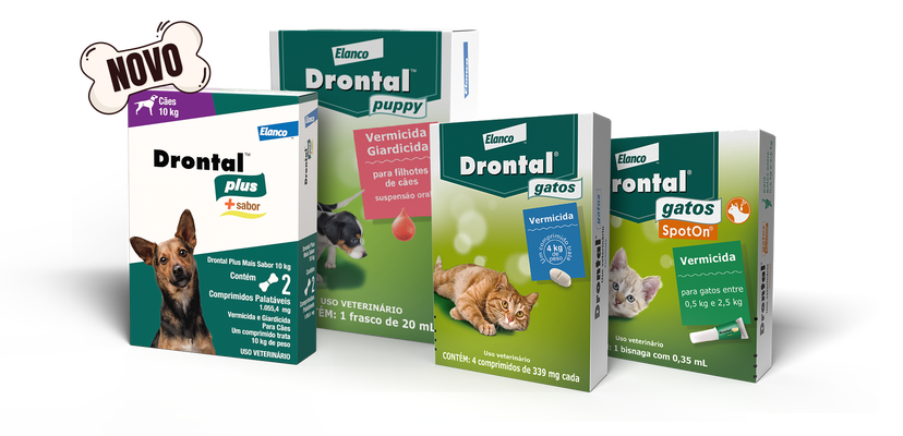 Drontal todas as embalagens