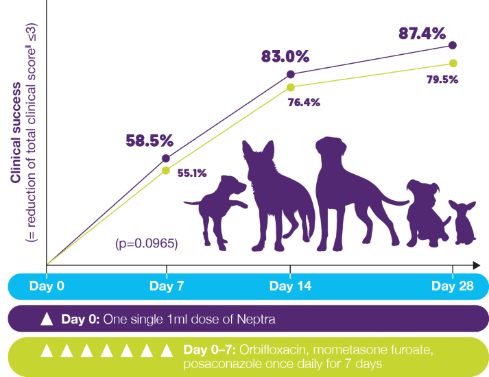 Neptra efficacy chart