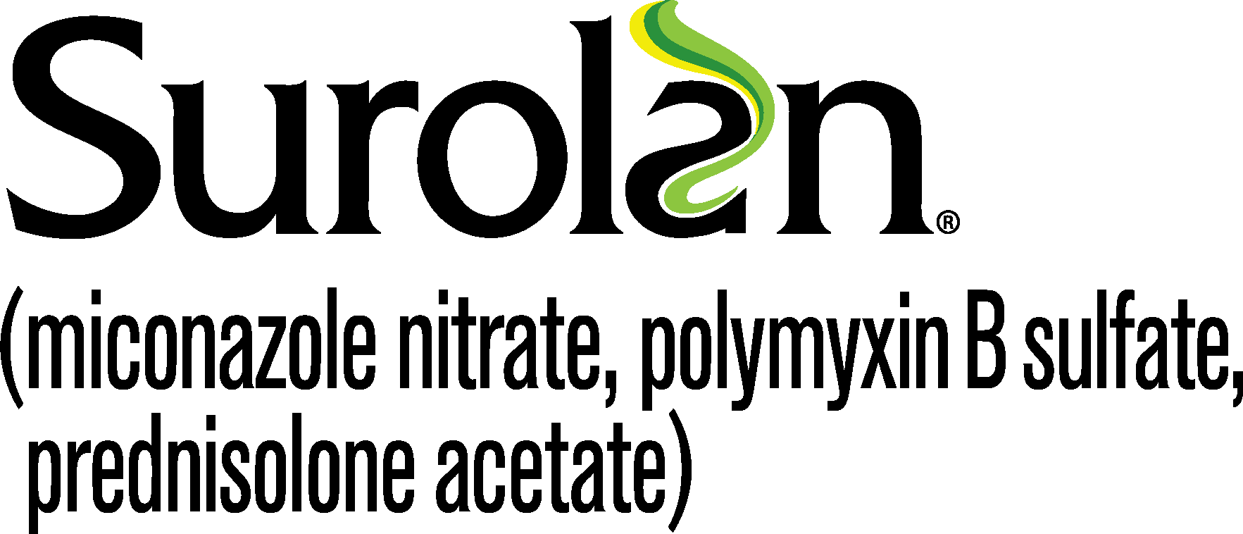 Surolan (miconazole nitrate, polymyxin B sulfate, prednisolone acetate)