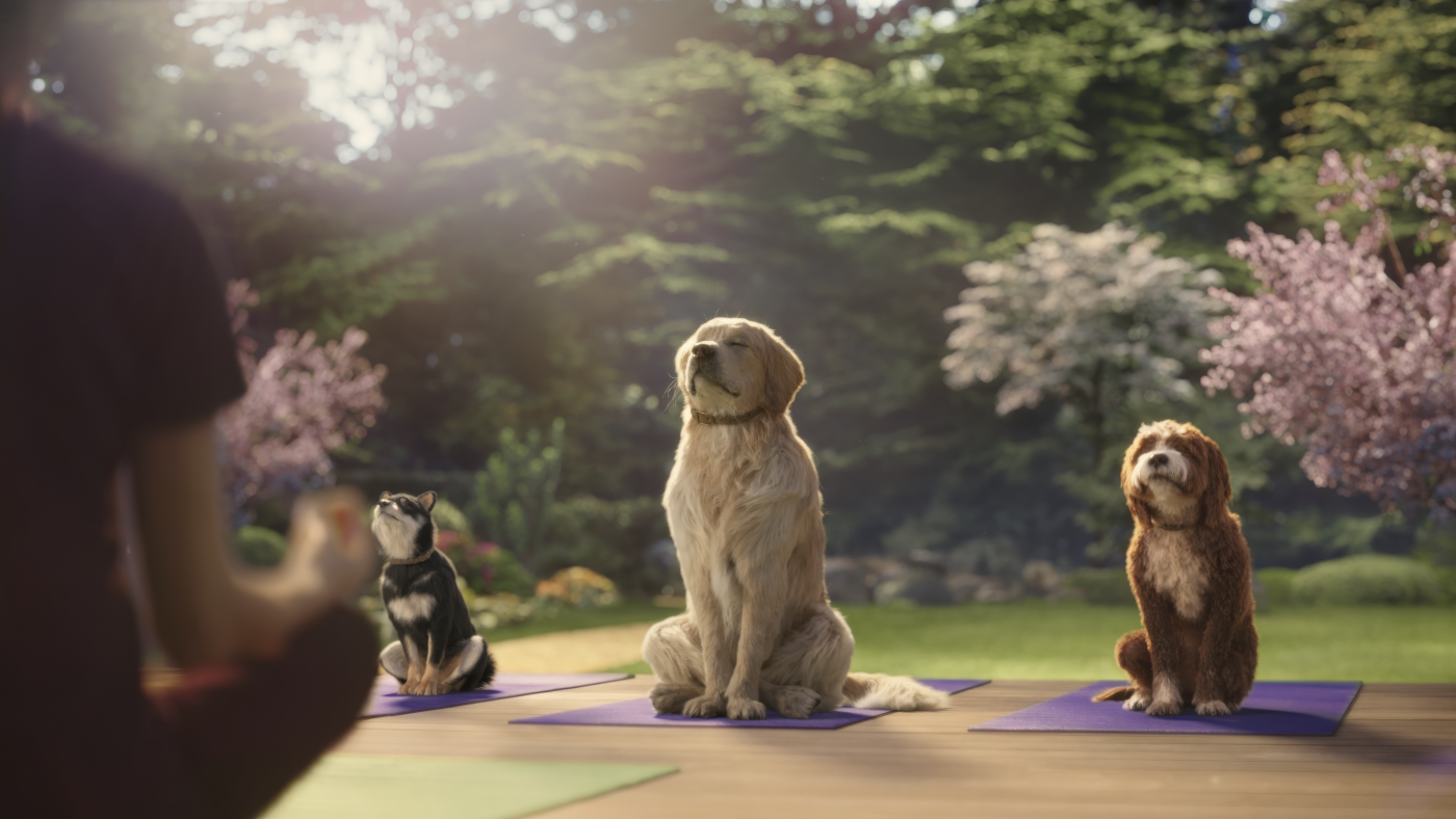 Artigo de Zenrelia cães meditando zen