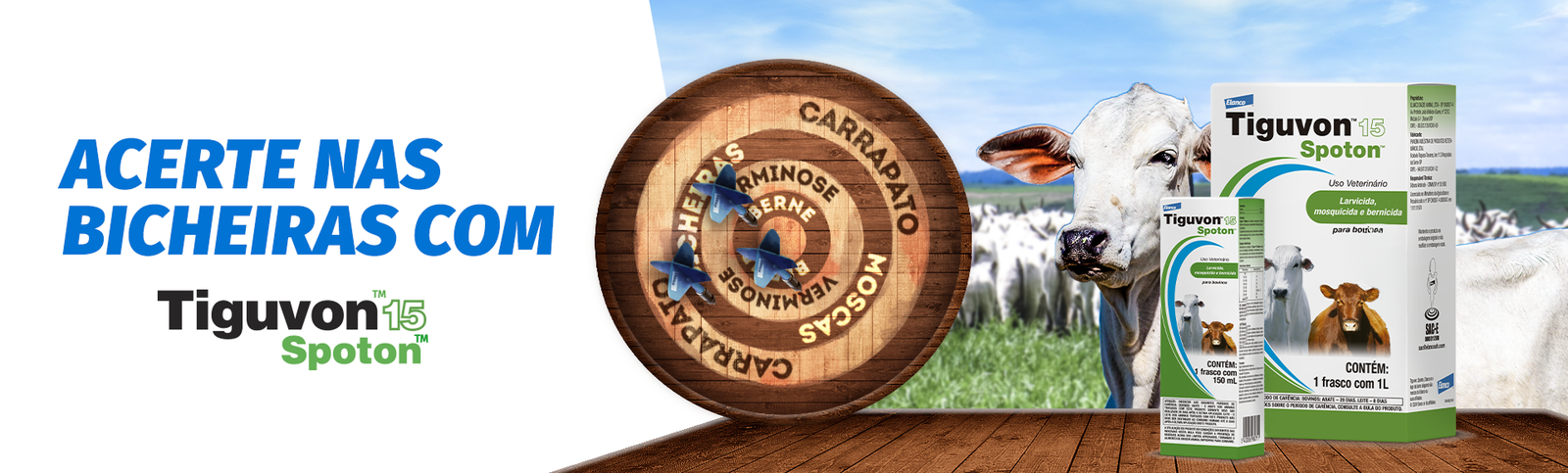 Banner Tiguvon Elanco contra bicheiras
