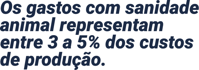 Os gastos com sanidade animal