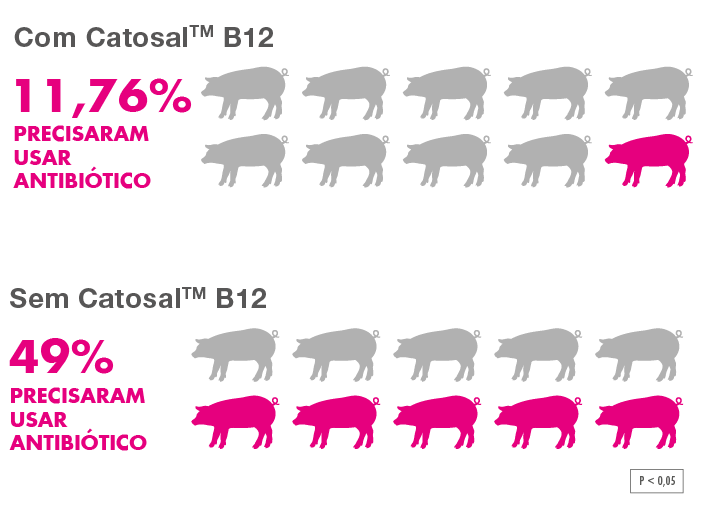 Relação uso de Catosal B12