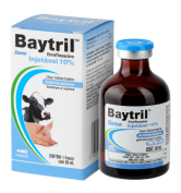 Embalagem Baytril Injetável 10%