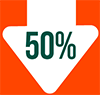 50% reduction in lamb growth rates due to worms