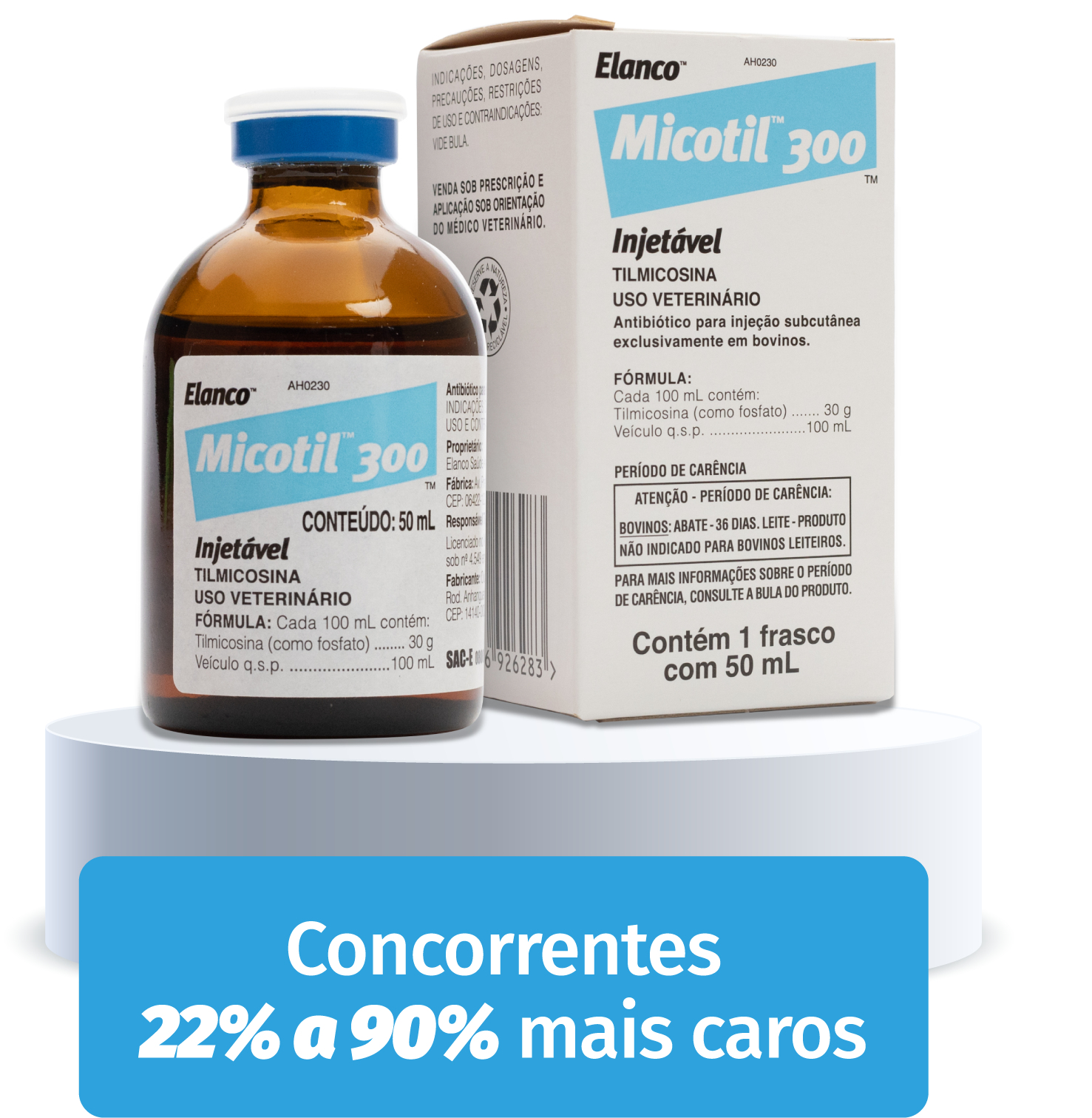 Micotil mais barato que concorrentes