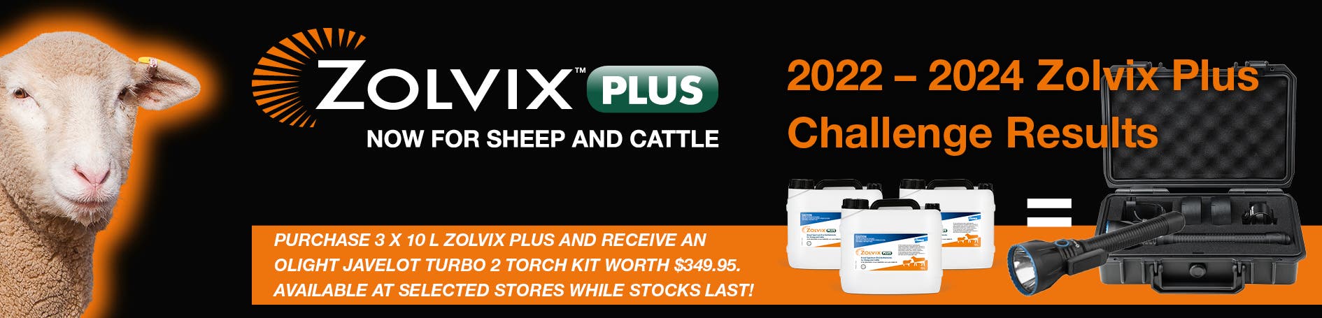 Zolvix Plus for Sheep and Cattle Autumn Promotion 2026 | Elanco Australia - Challenge Results