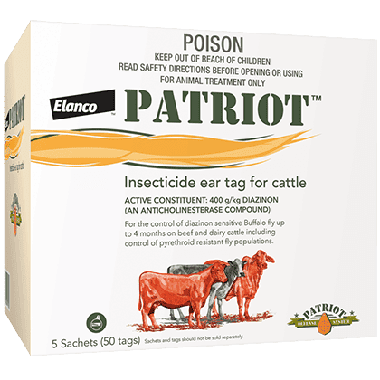 Patriot™ Insecticide Ear Tag for Cattle