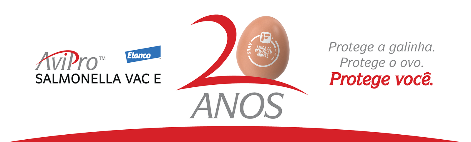 Banner comemorando Avipro 20 anos