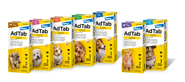 AdTab tuggtablett för katter och hundar