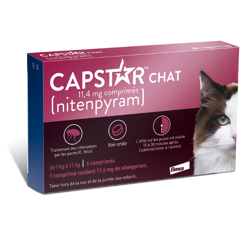 Capstar™ Chats Comprimés 11,4mg