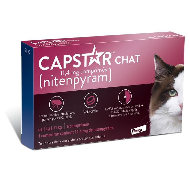 Capstar™ : Comprimé Anti-Puces pour chien et chat
