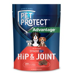 Pet Protect Hip & Joint with Synovi G3 supplement for dogs package