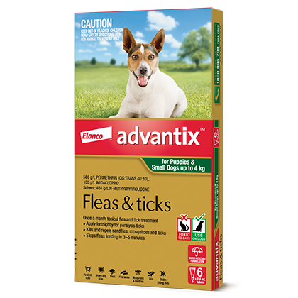 Advantix for dogs up to 4 kg packshot