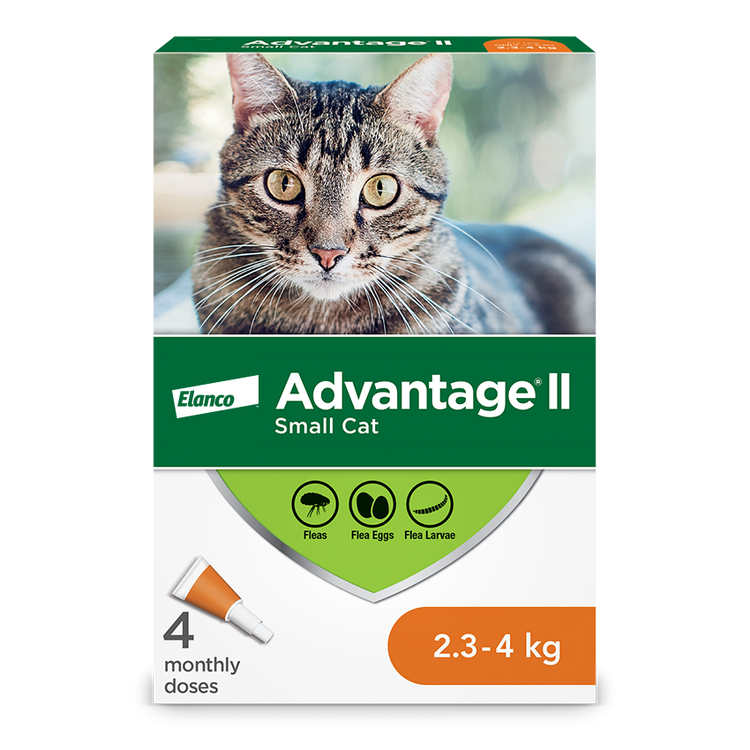 Advantage®II Flea Protection for Small Cats - 4 pack