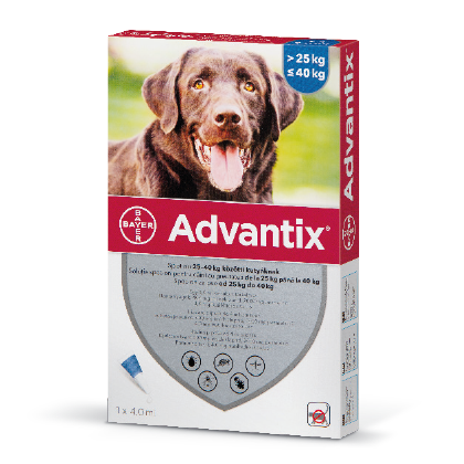 Advantix spot on 25-40 kg közötti kutyáknak 4,0 ml/pipetta