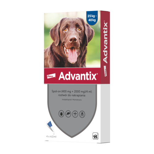 Advantix spot on dla psów od 25 do 40 kg