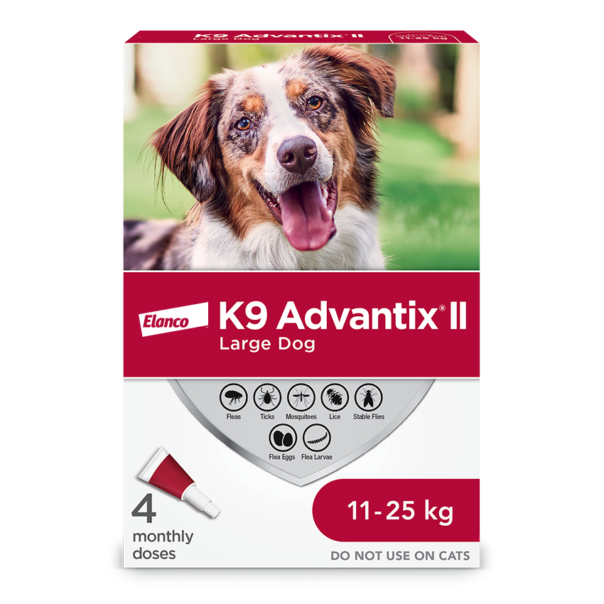 K9 Advantix®II Flea & Tick Protection for Large Dogs - 4 pack