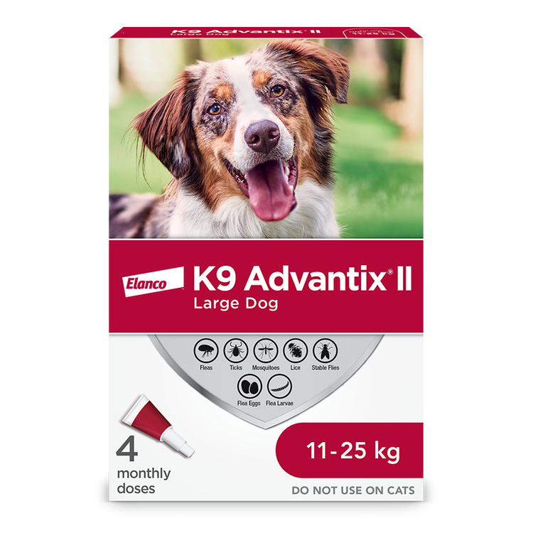 K9 Advantix®II Flea & Tick Protection for Large Dogs - 4 pack