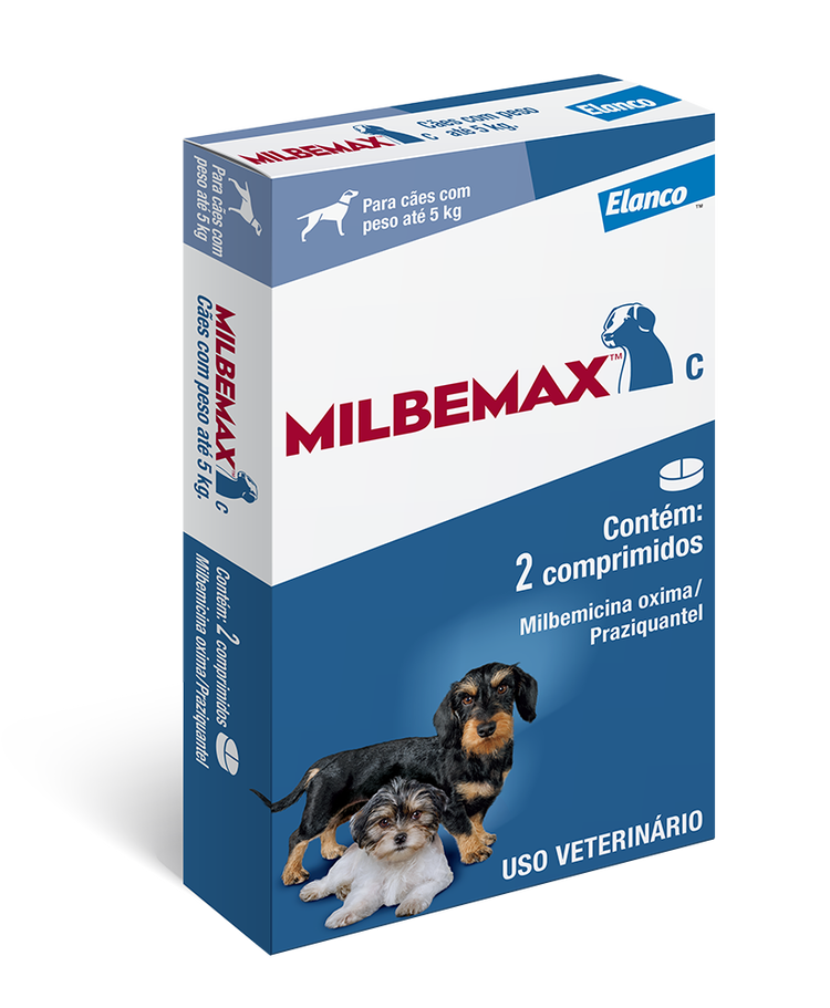 Embalagem Milbemax C Cachorros
