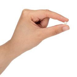 Capstar tablet in hand