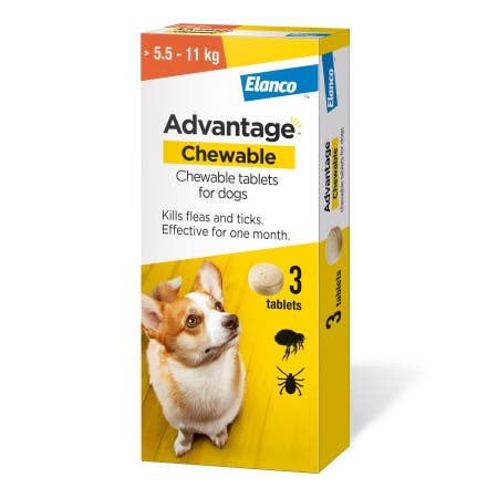 Advantage Chewable tablets for dogs 225mg