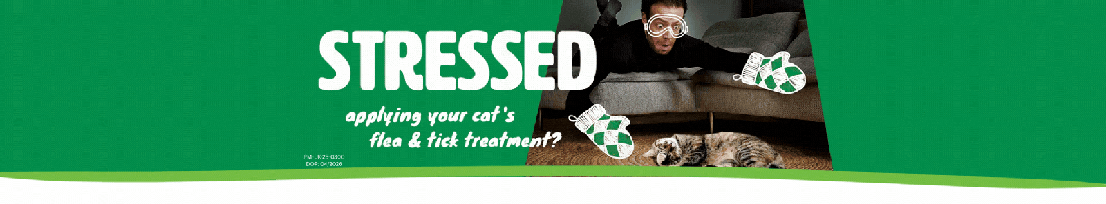 Stress free pet banner