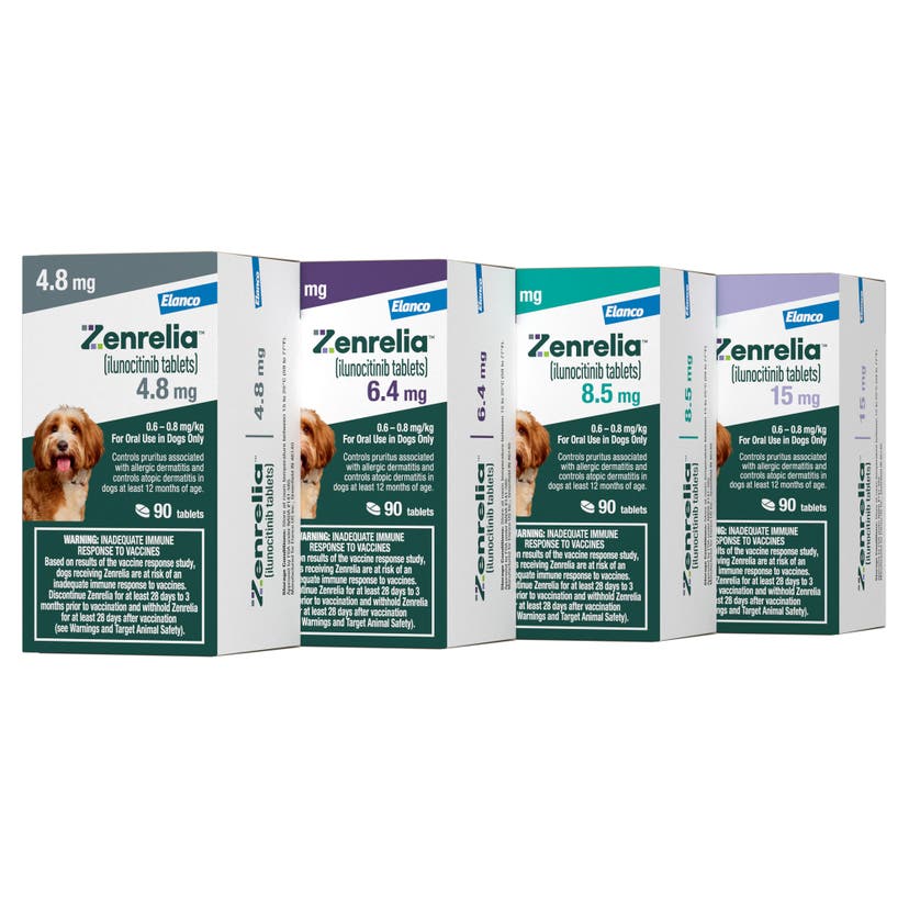 Zenrelia (ilunocitinib tablets) packaging