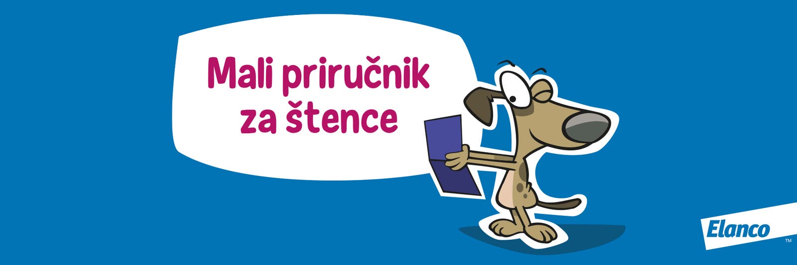 Prva stranica pripručnika za pasje štence
