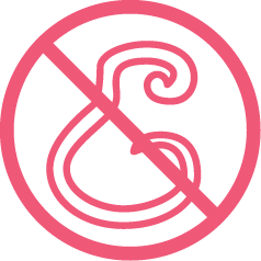 Protege contra Vermes intestinais (achatados e redondos) e giárdia