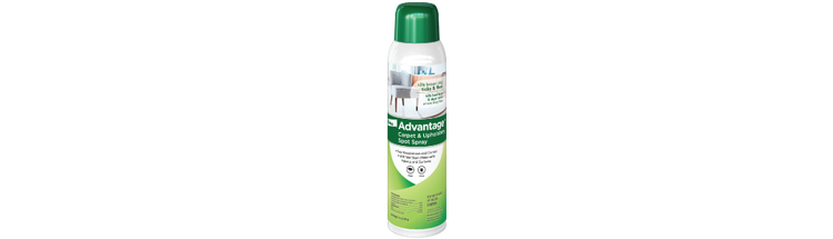 Advantage carpet and upholstery spray packaging