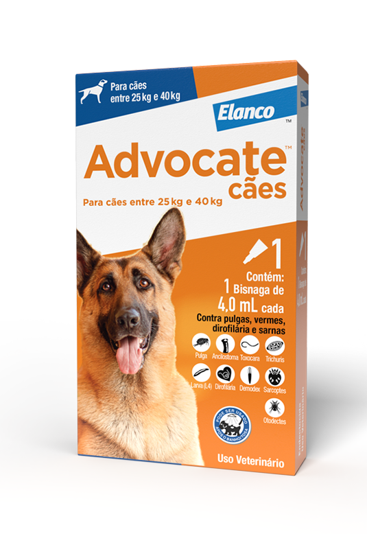 Advocate Cães Elanco 4mL