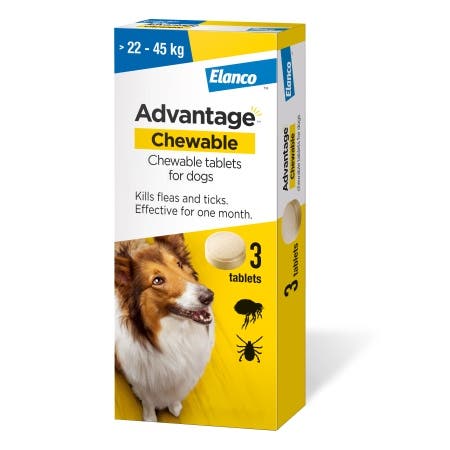 Advantage Chewable tablets for dogs 900mg