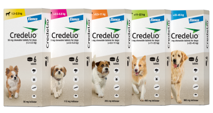 Credelio Dog multipack shot