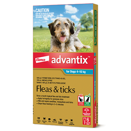 Advantix for dogs 4-10 kg packshot