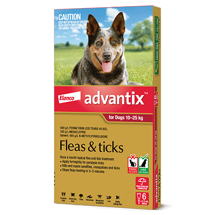 Advantix for dogs 10-25 kg packshot