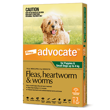 Advocate for dogs up to 4 kg packshot