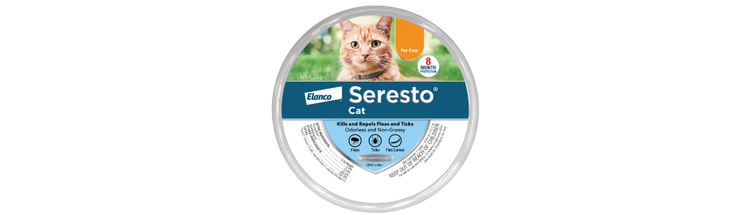 Package of Seresto for cats