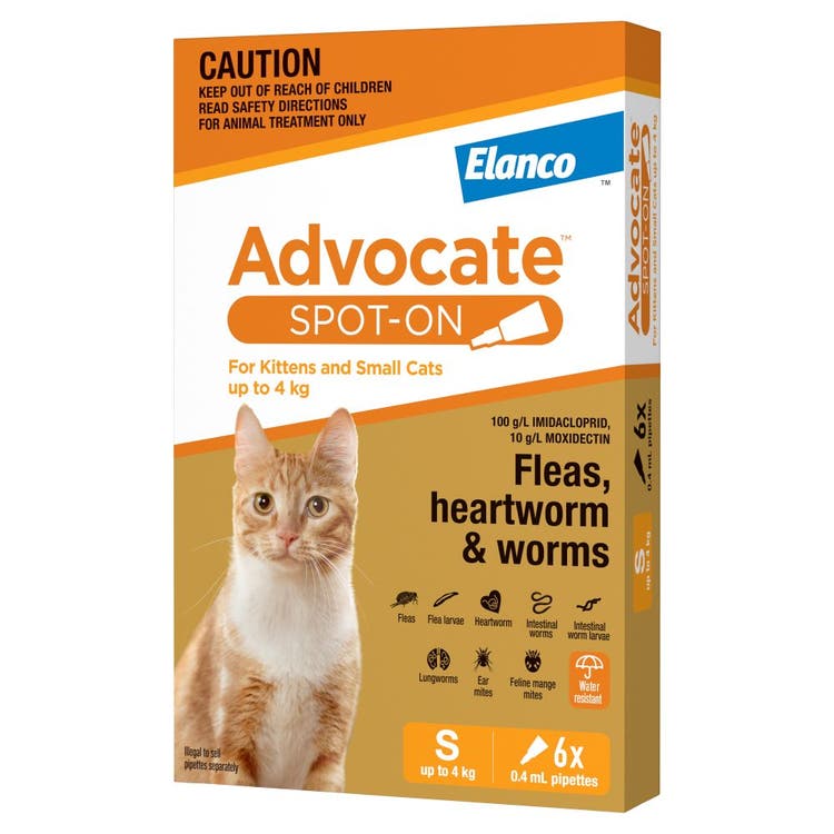 Advocate Spot-On for Cats - Small - Up to 4kg