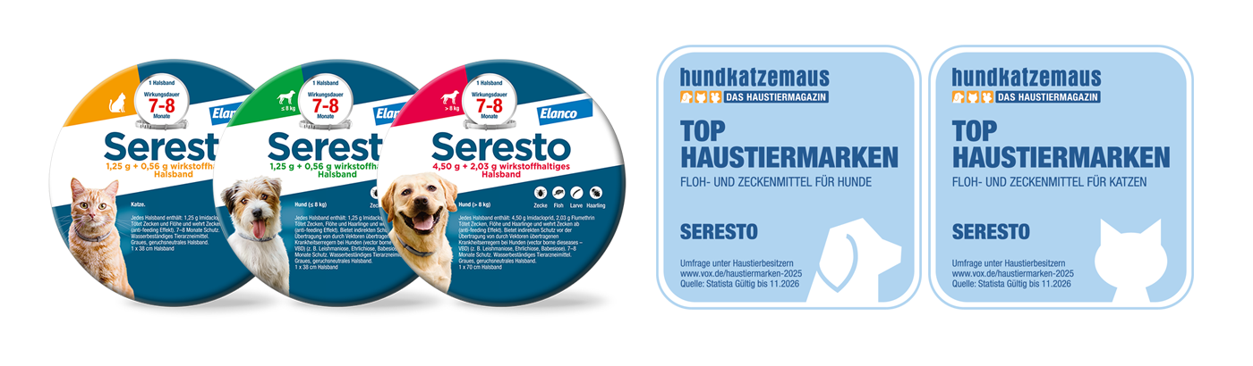 Seresto Floh- und Zeckenhalsband
